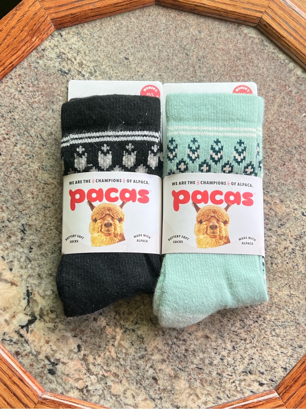 Pacas Alpaca Blend Crew Socks Bundle of 2